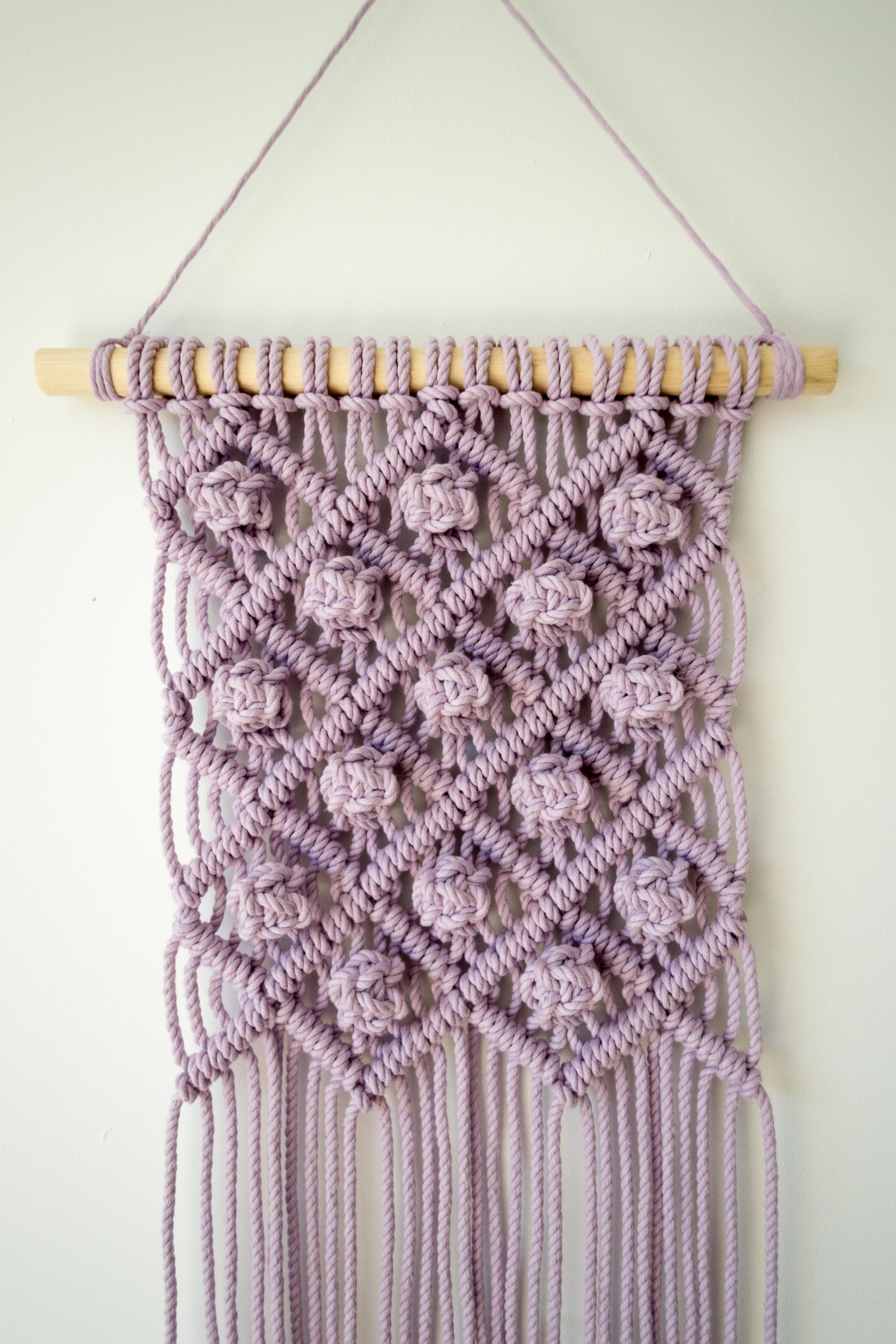 Macrame wall hanging tutorial