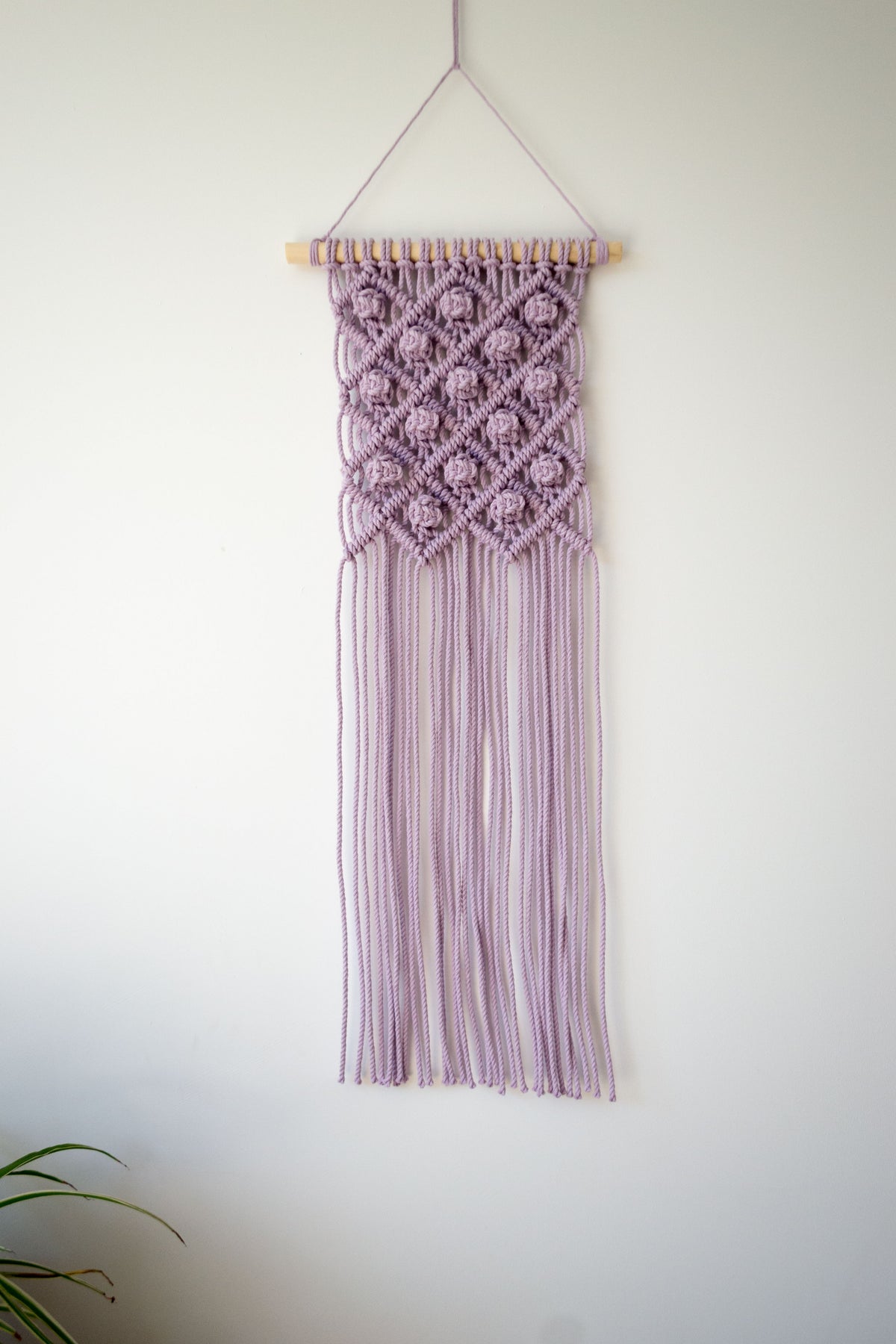 Macrame Wall Hanging &#39;Berry&#39; - DIY KIT - Available in multiple color variations