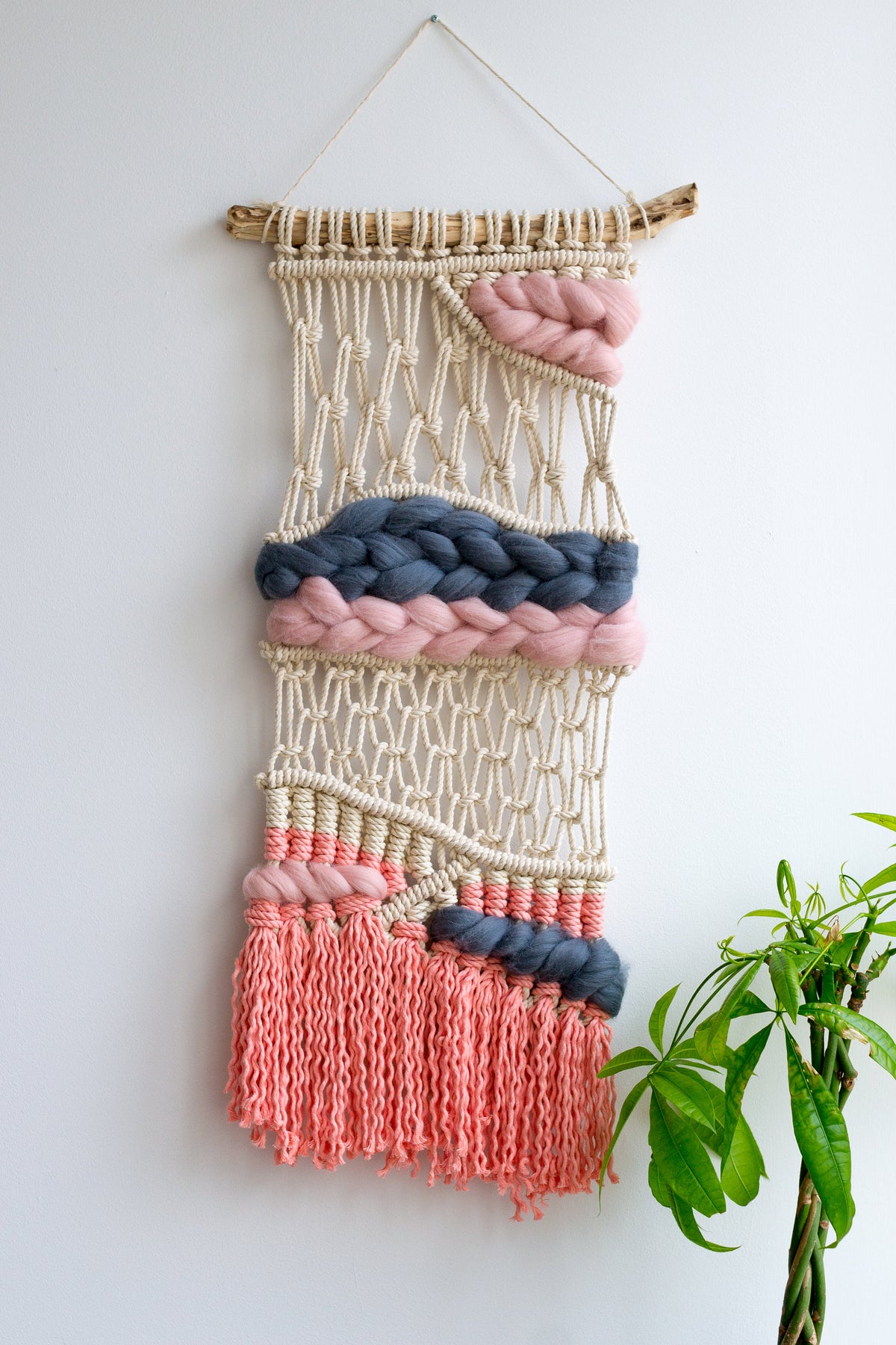 Macrame wall hanging / nursery decor / One of a kind