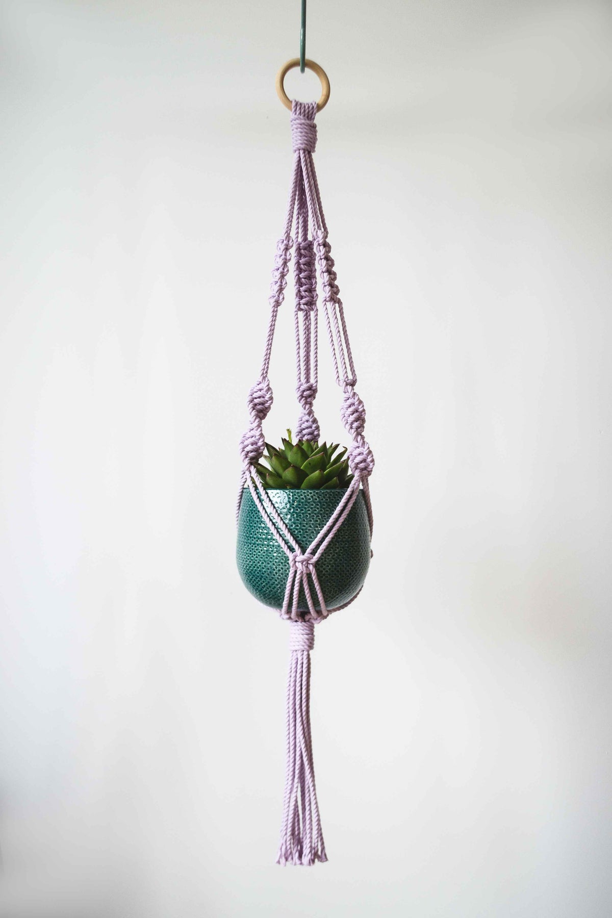 Knotted Macrame Plant Hanger - 40&quot; (100cm) in Length by